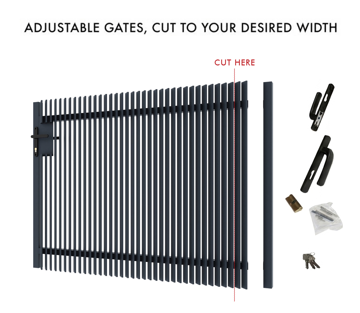 The Angled Blade Pedestrian Gate