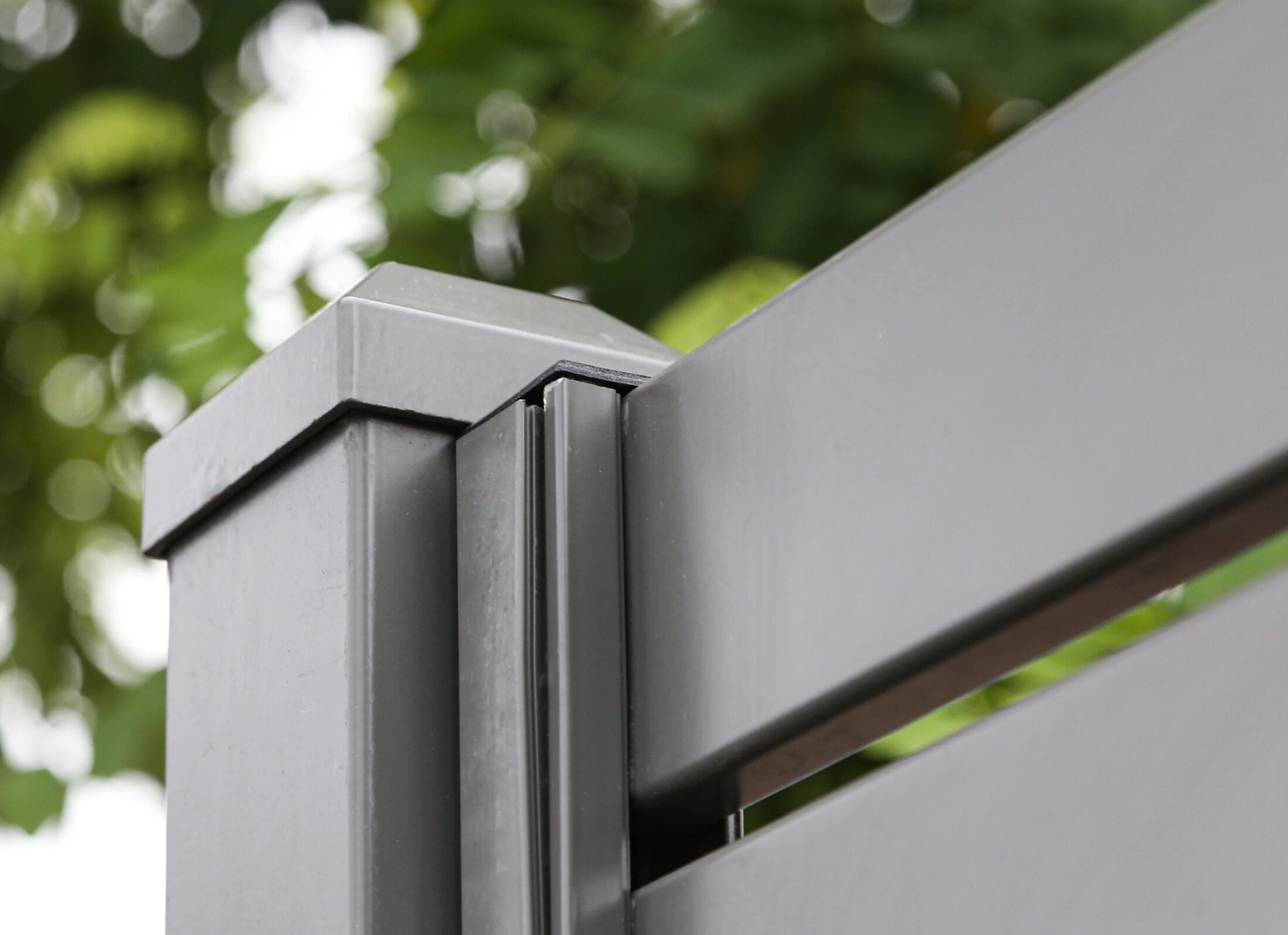 Slat Fence Metal Post Caps 65mm x 65mm