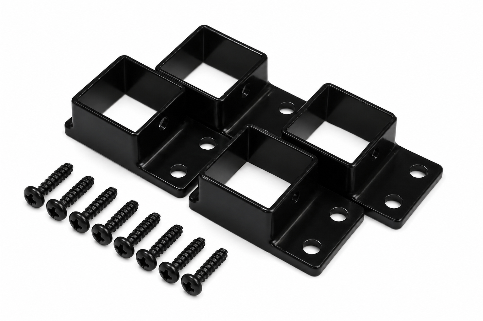 Package of 4 Brackets and 8 Screws