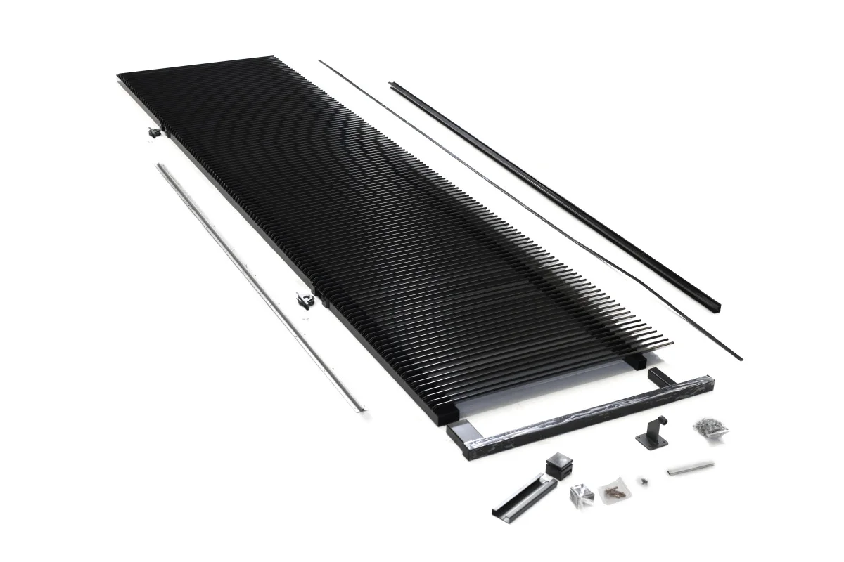 The Angled Blade Slider Gate - DIY Package (5m wide)