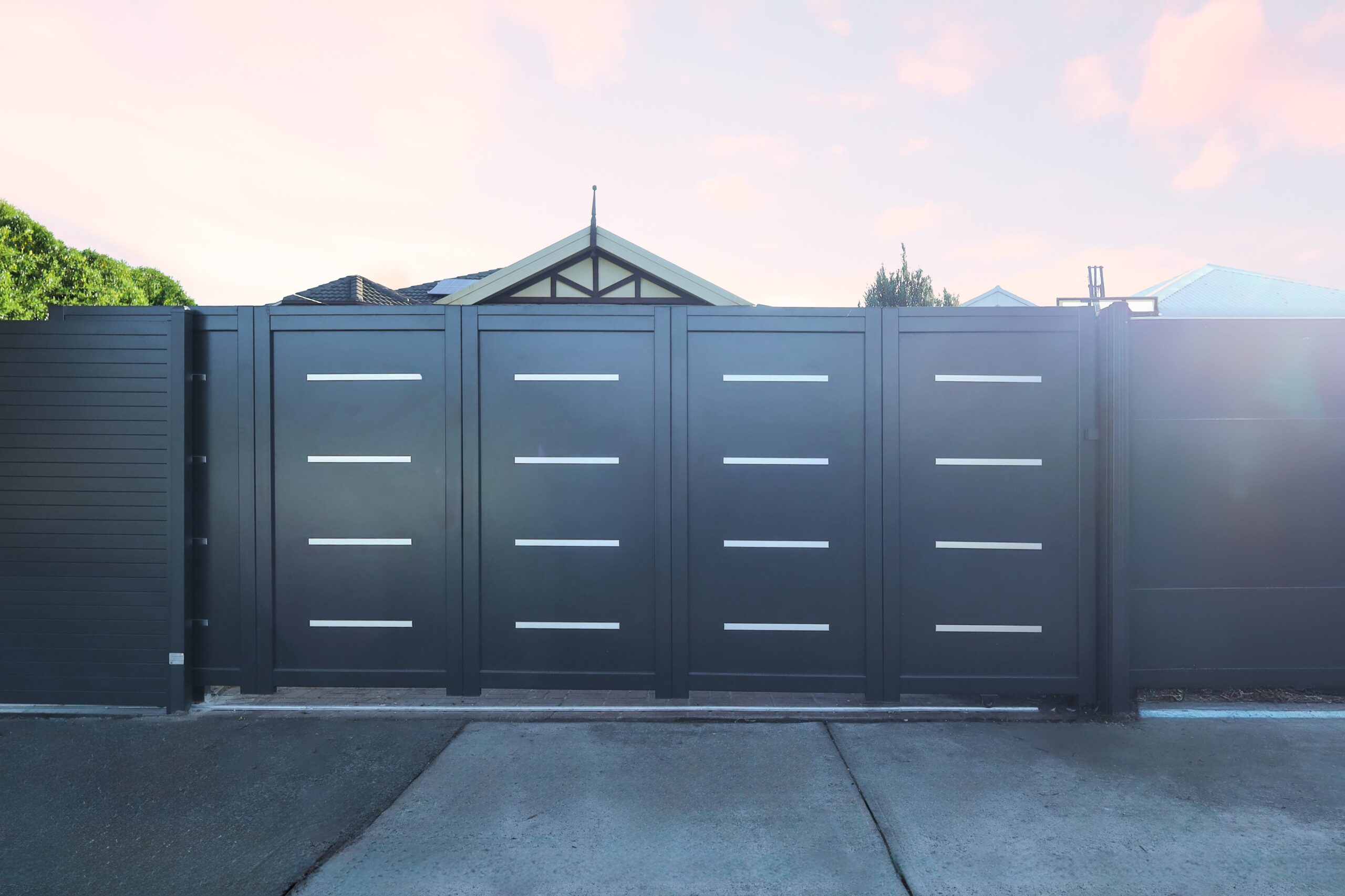 Solid Sheet Sliding Gate Panels 1800mm high x1000mm wide
