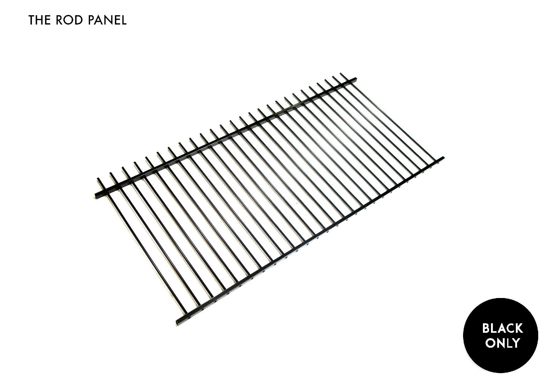 The Rod Top Fence Panel 1200 W x 2400 H (Panel Only)