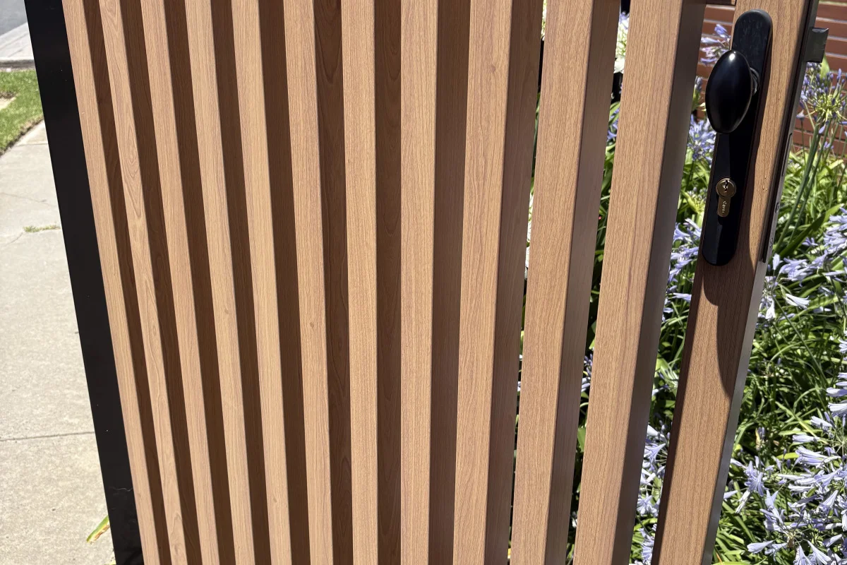 The Oak Batten Pedestrian Gate - 1200mm H x 1500mm W